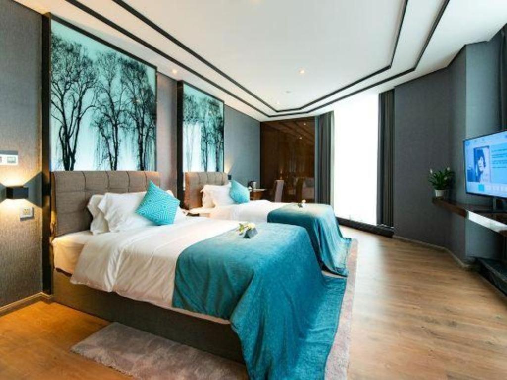 Xana Hotelle-Hotel Luzhou Baizitu Square Exteriér fotografie